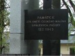 památník obětí Malín