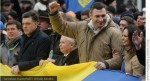 Jaroslaw Kaczyński a Witalij Kličko foto V Maximov AFP
