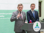 Premiér Robert Fico ministr životního prostředí Peter Žiga autor fota Luboš Pilc