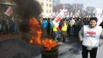 stávka polských horníků